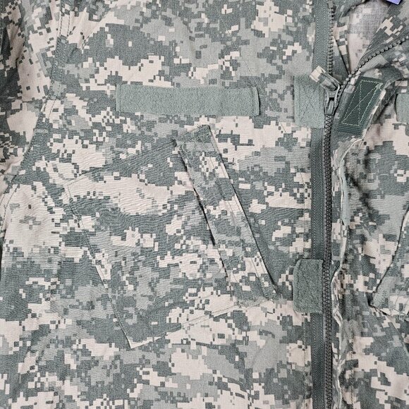 Defender M Men's Size Lrg Flame Resistant Camo BDU Full Zip Army Military Jacket - Picture 5 of 16